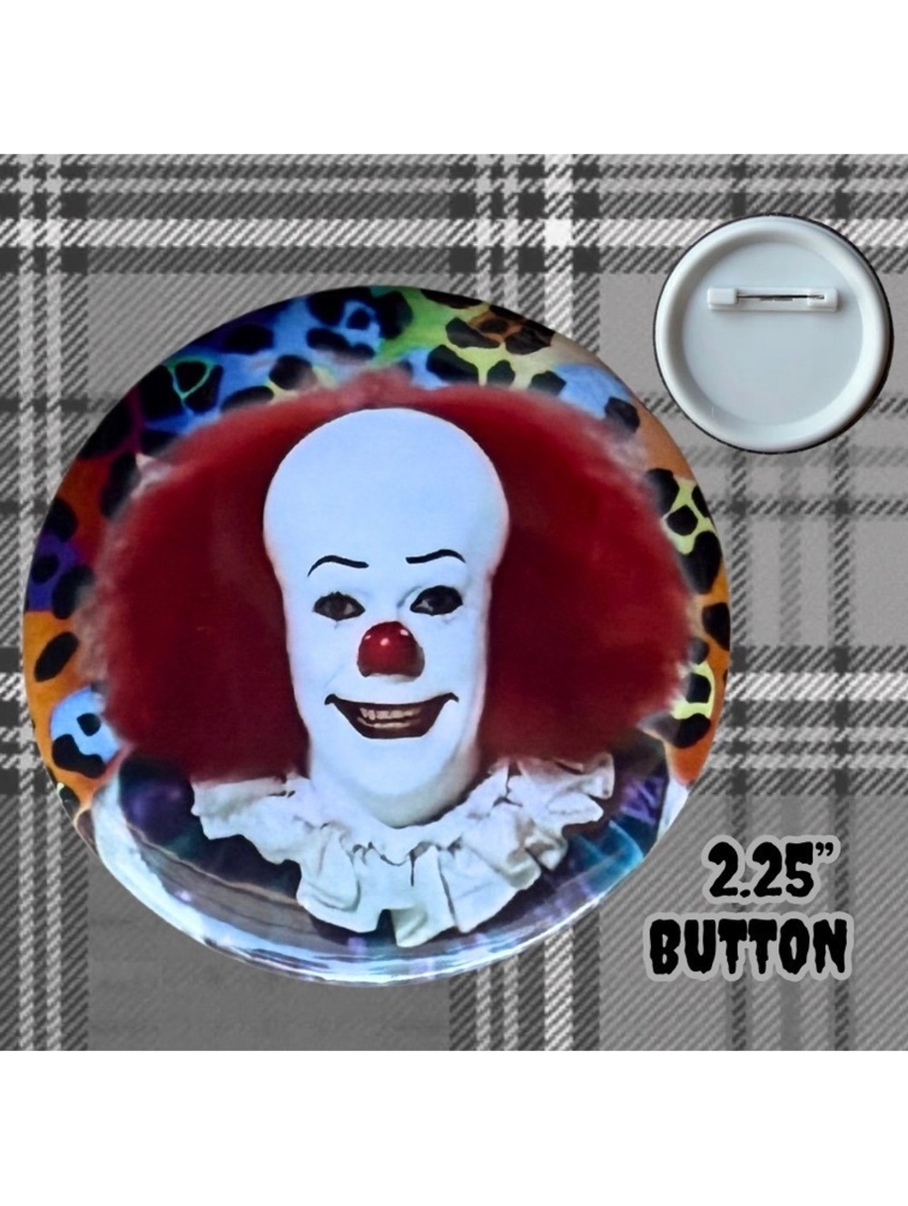 Pennywise 2.25" Handmade Button